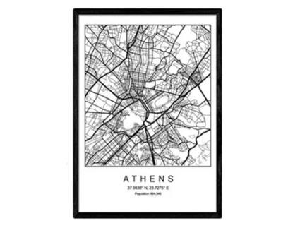 Póster NACNIC Mapa Athens (A3)
