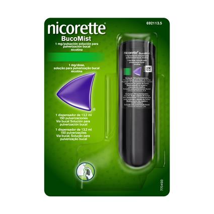 Nicorette BucoMist Spray Bucal Menta 150 doses