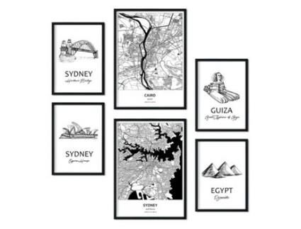 Conjunto de Pósters NACNIC (29.7 x 42 cm)