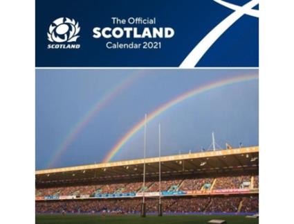 Livro the official scottish rugby union square calendar 2022 de scottish rugby (inglês)