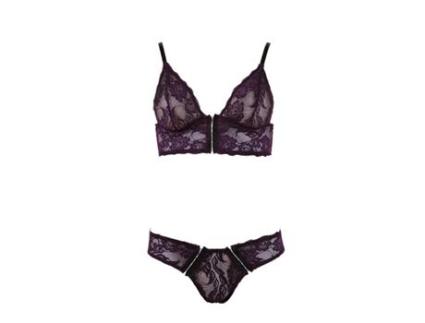 Conjunto de Lingerie Wanda COTTELLI COLLECTION (L - Preto)