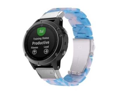 Bracelete Resina Luxury Aqua Garmin Forerunner 935