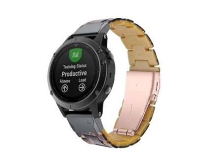 Bracelete Resina Luxury Onça Garmin Forerunner 945