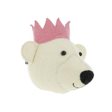 Urso com Mini Corona Rosa