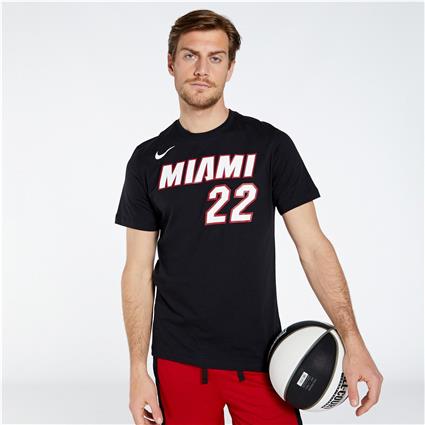 Nike Miami Heat Jimmy Butler - Preto - T-shirt Homem tamanho L