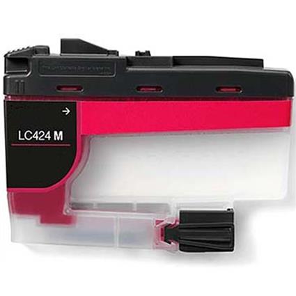 TINTEIRO BROTHER COMPATÍVEL LC424 XL MAGENTA