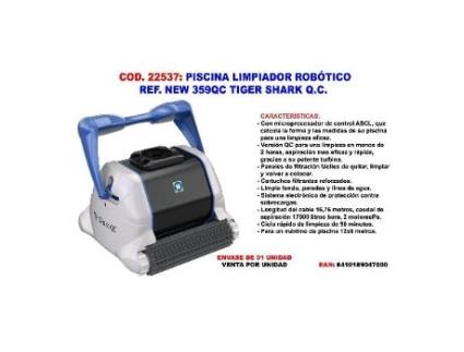 Piscina limpiador robotico new 359qc tiger shark q.c.