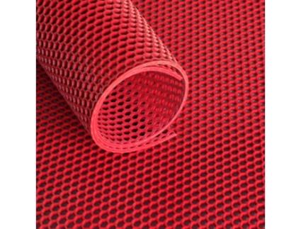 Ultra Grip grid mat estrutura colmeia 120 cm - Vermelho