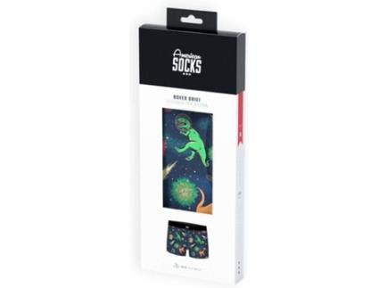 Boxer para Homem AMERICAN SOCKS Space Dino (Tamanho: M)