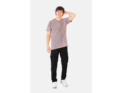 Pantalones Cargo REELL Homem (M - Preto)