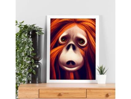 NACNIC Lamina Oranguté Estilo Tulantente De T Burton Ilustrações E Animais De Animais Inspirados No Ginásio E Arte Escura De Burton