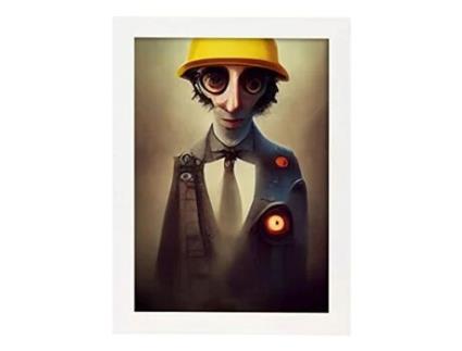 NACNIC Smap Confiando Engenheiro Confiável No Estilo De T Burton Ilustrações De Negociações Inspiradas Na Arte Gótica E Escura A3 Marco Blanco