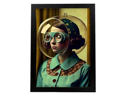 NACNIC Depois De Inspecionar O Surrealismo Cinematográfico Ilustrações E Gravuras De Desenhos Animados Abstratos E Artísticos Para A3 Black Frames