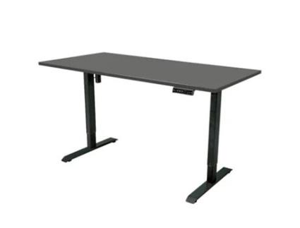 Secretária Ajustável Eletricamente IVOL (180x80 cm - Preto)