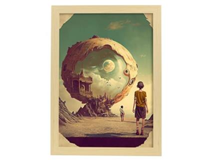 Miragem De Pôsteres NACNICos No Surrealismo Cinematográfico Ilustrações E Gravuras De Desenhos Animados Abstratos E Artísticos Para A3 Wood Marcos