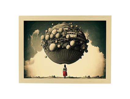 Pôster De Monocroma NACNICo No Surrealismo Cinematográfico Ilustrações E Gravuras De Desenhos Animados Abstratos E Artísticos Para A3 Wood Marcos
