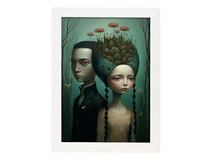 Caso Natural Do Pôster NACNIC No Surrealismo Cinematográfico Ilustrações E Gravuras Danimados Abstratos E Artísticos Para A3 Quadros Brancos