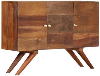 Aparador  Madeira recuperada maciça castanho (110x30x75 cm)