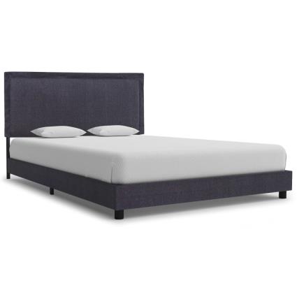 Cama  280983 Tecido Cinzento Escuro (140x200 cm)
