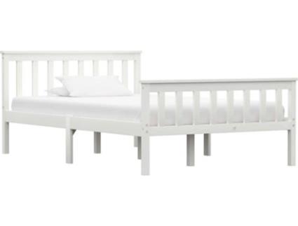 Cama  283216 Pinho Maciço Branco (120x200 cm)