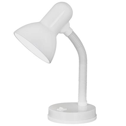 Candeeiro de Secretária Basic, 40 W, Branco