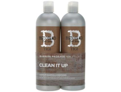 Bed Head Homens Clean Up Pack Shampoo + Condicionador 1500 Ml