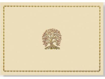 Livro note card tree of life de created by peter pauper press (inglês)