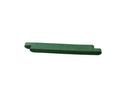 Borracha - Peça lateral - 100 x 10 x 10 cm - Verde