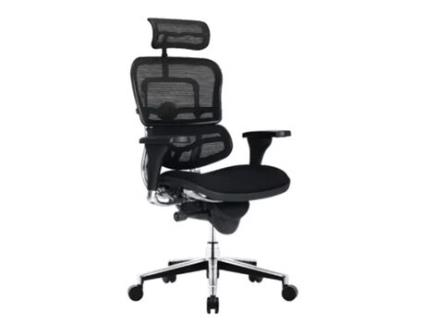 Cadeira de Escritório COMFORT EUROPE Ergohuman Classic Com Apoio De Cabeça (Preto)