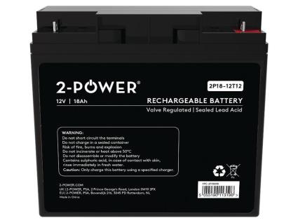 2-Power 12V 18Ah VRLA Battery
