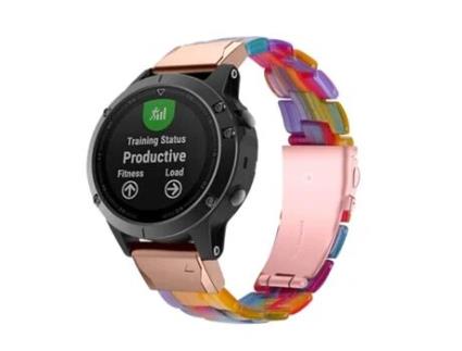 Bracelete Resina Luxury Multicor Garmin Forerunner 955