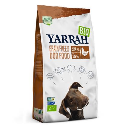 Yarrah Bio sem cereais com frango biológico - 2 kg