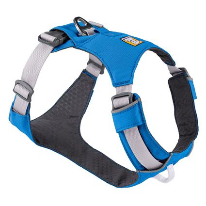 Peitoral Ruffwear Hi & Light azul para cães - Tam. L-XL: 81-107 cm de peito