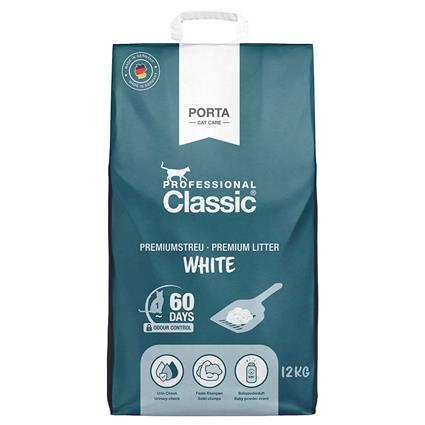 Professional Classic White areia aglomerante de cor branca - 12 kg