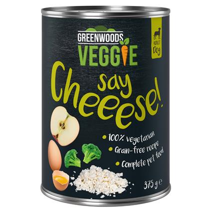 Greenwoods Veggie Queijo fresco granulado com ovo, maçã e brócolos - 6 x 375 g