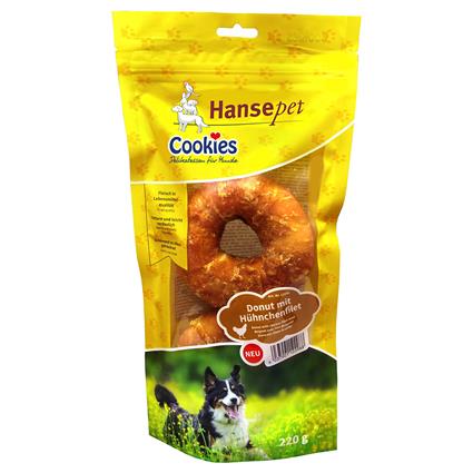 Hansepet Cookies Donut com frango para cães - 220 g