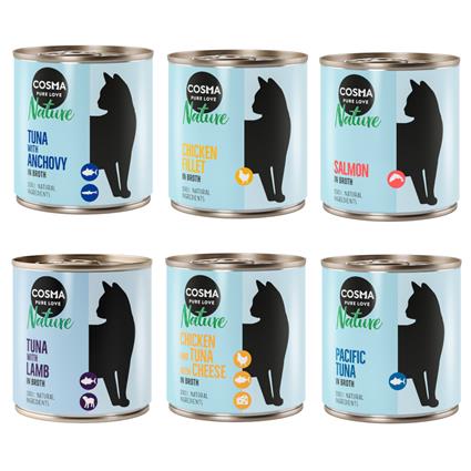 Cosma Nature 6 x 280 g - Pack misto II: 6 variedades