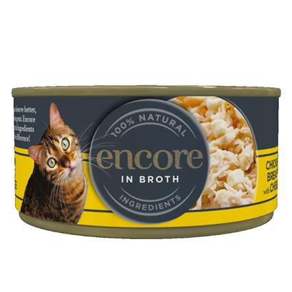 Encore em latas 48 x 70 g comida húmia para gatos - Pack económico - Peito de frango com queijo