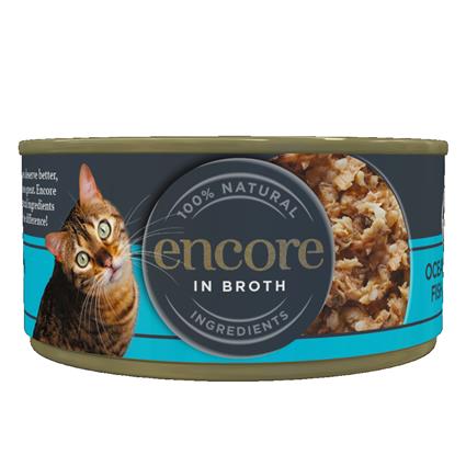 Encore em latas 16 x 70 g comida húmida para gatos  - Peixe de mar