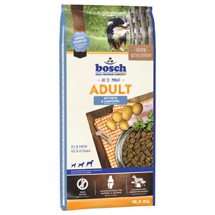 bosch Adult pack misto ração para cães  4 x 1 kg  - 4 x 1 kg