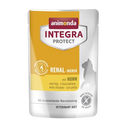 Animonda Integra Protect Adult Renal 24 x 85 g para gatos - Frango