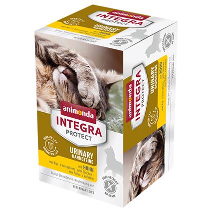 Animonda Integra Protect Adult Urinary Cálculos de estruvita 6 x 100 g - Frango