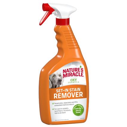 Nature's Miracle Spray removedor de manchas e odores entranhados para cães - 709 ml