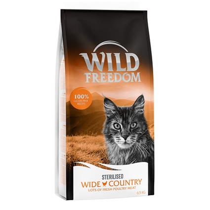 Wild Freedom Adult Wide Country Sterilised com aves - 6,5 kg