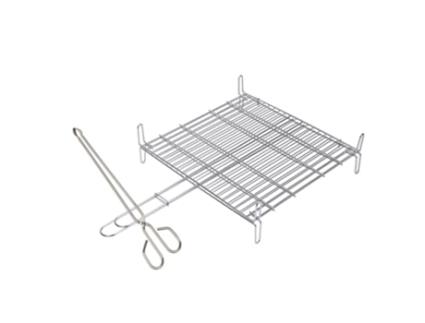 Parrilla acero inoxidable - 30x35 cm