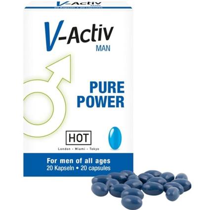 HOT - CAPAS V-ACTIV PARA HOMENS 20 UNIDADES