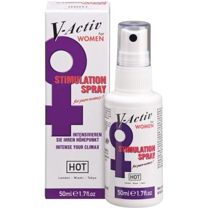 HOT - V-ACTIV PENIS POWER SPRAY FEMININO 50ML