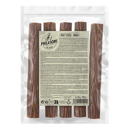 Phil & Sons palitos de carne de cavalo para cães - 5 unidades