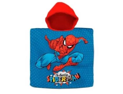 Poncho de toalha de algodão do Homem-Aranha Marvel