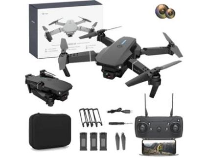 Drone WUXIAN E88 Fpv 2 Câmaras 1080P e Wi-Fi
